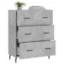 Aparador de madera de ingeniería gris hormigón 69,5x34x90 cm von , Sideboards - Ref: Foro24-827872, Preis: 98,24 €, Rabatt: %