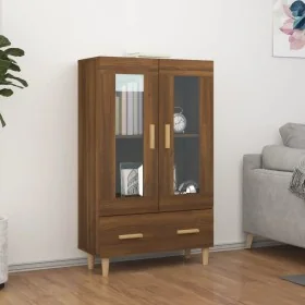 Aparador alto de madera contrachapada marrón roble 70x31x115 cm von , Sideboards - Ref: Foro24-817479, Preis: 94,42 €, Rabatt: %