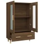 Aparador alto de madera contrachapada marrón roble 70x31x115 cm von , Sideboards - Ref: Foro24-817479, Preis: 94,42 €, Rabatt: %