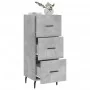 Aparador de madera contrachapada gris hormigón 34,5x34x90 cm de , Aparadores - Ref: Foro24-828624, Precio: 75,29 €, Descuento: %