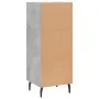 Aparador de madera contrachapada gris hormigón 34,5x34x90 cm de , Aparadores - Ref: Foro24-828624, Precio: 75,29 €, Descuento: %