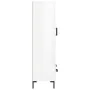 Aparador alto madera de ingeniería blanco brillo 69,5x31x115 cm de , Aparadores - Ref: Foro24-830326, Precio: 100,36 €, Descu...