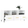 Mueble de TV madera contrachapada blanco brillo 102x36x50 cm von , TV-Möbel - Ref: Foro24-829014, Preis: 58,78 €, Rabatt: %