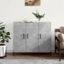Aparador de madera de ingeniería gris hormigón 90x34x80 cm de , Aparadores - Ref: Foro24-828120, Precio: 85,22 €, Descuento: %