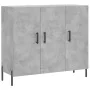 Aparador de madera de ingeniería gris hormigón 90x34x80 cm de , Aparadores - Ref: Foro24-828120, Precio: 85,22 €, Descuento: %