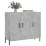 Aparador de madera de ingeniería gris hormigón 90x34x80 cm de , Aparadores - Ref: Foro24-828120, Precio: 85,22 €, Descuento: %