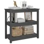Mesa consola de madera maciza de pino gris 80x40x74 cm de , Mesas auxiliares - Ref: Foro24-821671, Precio: 95,51 €, Descuento: %