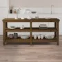 Banco de trabajo madera maciza de pino marrón miel 181x50x80 cm de , Mesas de trabajo - Ref: Foro24-823657, Precio: 218,78 €,...