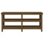 Banco de trabajo madera maciza de pino marrón miel 181x50x80 cm de , Mesas de trabajo - Ref: Foro24-823657, Precio: 218,78 €,...