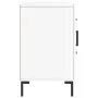 Aparador de madera de ingeniería blanco brillante 100x36x60 cm by , Sideboards - Ref: Foro24-828174, Price: 106,76 €, Discoun...