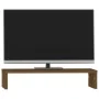 Soporte de monitor madera maciza pino marrón miel 50x27x10 cm by , Computer bases and risers - Ref: Foro24-813947, Price: 26,...