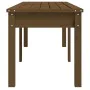 Zweierbank Massivholz Kiefer braun 159,5x44x45 cm von vidaXL, Gartenbänke - Ref: Foro24-824014, Preis: 61,53 €, Rabatt: %