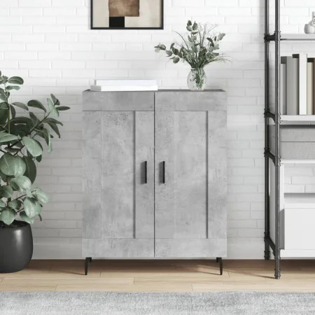 Aparador de madera de ingeniería gris hormigón 69,5x34x90 cm by , Sideboards - Ref: Foro24-830216, Price: 84,98 €, Discount: %