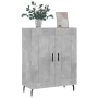 Aparador de madera de ingeniería gris hormigón 69,5x34x90 cm by , Sideboards - Ref: Foro24-830216, Price: 84,98 €, Discount: %