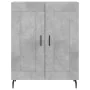 Aparador de madera de ingeniería gris hormigón 69,5x34x90 cm by , Sideboards - Ref: Foro24-830216, Price: 84,98 €, Discount: %