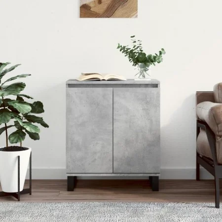 Aparador de madera contrachapada gris hormigón 60x35x70 cm by , Sideboards - Ref: Foro24-827168, Price: 71,87 €, Discount: %