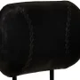 Taburetes de cocina 2 uds piel de cabra auténtica negro by , Kitchen stools - Ref: Foro24-338216, Price: 225,96 €, Discount: %