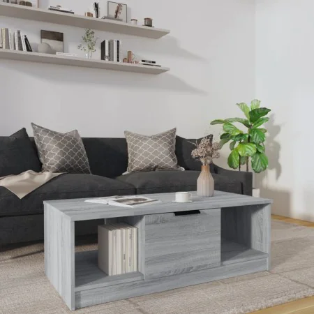 Mesa de centro madera de ingeniería gris Sonoma 102x50x36 cm by , Coffee table - Ref: Foro24-817079, Price: 74,85 €, Discount: %