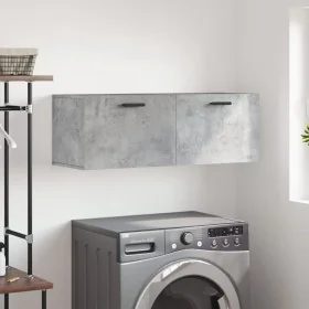 Armario de pared madera ingeniería gris hormigón 100x36,5x35 cm von , Schließfächer und Lagerschränke - Ref: Foro24-830144, P...