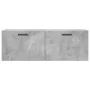 Armario de pared madera ingeniería gris hormigón 100x36,5x35 cm by , Lockers and storage cabinets - Ref: Foro24-830144, Price...