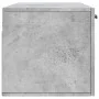 Armario de pared madera ingeniería gris hormigón 100x36,5x35 cm by , Lockers and storage cabinets - Ref: Foro24-830144, Price...