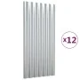 Paneles tejado 12 unidades acero recubierto plateado 80x36 cm von , Dachziegel und Dachziegel - Ref: Foro24-319137, Preis: 62...