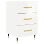 Mesita de noche madera de ingeniería blanco brillo 40x40x66 cm von , Nachttische - Ref: Foro24-827638, Preis: 91,72 €, Rabatt: %