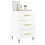 Mesita de noche madera de ingeniería blanco brillo 40x40x66 cm von , Nachttische - Ref: Foro24-827638, Preis: 91,72 €, Rabatt: %