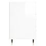 Mesita de noche madera de ingeniería blanco brillo 40x40x66 cm von , Nachttische - Ref: Foro24-827638, Preis: 91,72 €, Rabatt: %