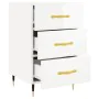 Mesita de noche madera de ingeniería blanco brillo 40x40x66 cm von , Nachttische - Ref: Foro24-827638, Preis: 91,72 €, Rabatt: %