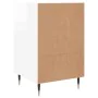 Mesita de noche madera de ingeniería blanco brillo 40x40x66 cm von , Nachttische - Ref: Foro24-827638, Preis: 91,72 €, Rabatt: %