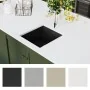Fregadero de cocina de granito con un seno negro by , Sinks - Ref: Foro24-142960, Price: 172,30 €, Discount: %