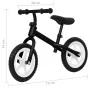 Bicicleta sin pedales 11 pulgadas negra by , Pedal or push vehicles - Ref: Foro24-93194, Price: 50,30 €, Discount: %