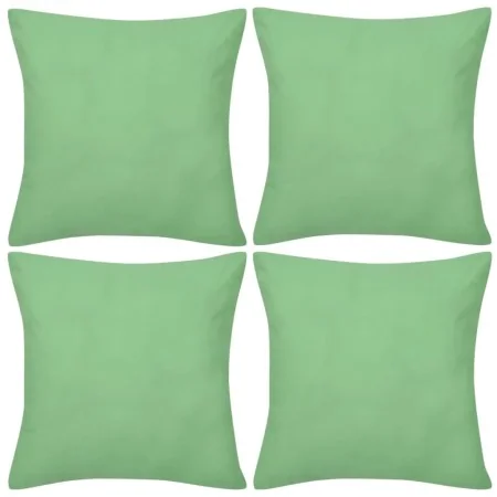 4 fundas verde manzana para cojines de algodón, 40 x 40 cm von , Kissen - Ref: Foro24-130925, Preis: 23,21 €, Rabatt: %