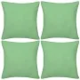 4 fundas verde manzana para cojines de algodón, 40 x 40 cm von , Kissen - Ref: Foro24-130925, Preis: 23,21 €, Rabatt: %
