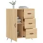 Aparador de madera de ingeniería roble Sonoma 69,5x34x90 cm de , Aparadores - Ref: Foro24-827887, Precio: 66,36 €, Descuento: %