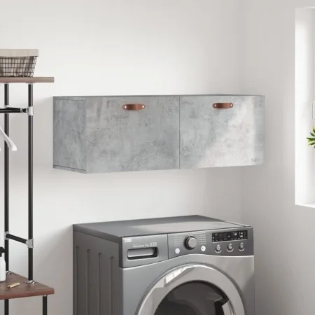 Armario de pared madera ingeniería gris hormigón 100x36,5x35 cm von , Schließfächer und Lagerschränke - Ref: Foro24-830112, P...