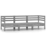 Conjunto de muebles de jardín 3 piezas madera maciza pino gris de , Conjuntos de jardín - Ref: Foro24-806609, Precio: 167,62 ...
