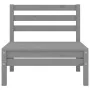 Conjunto de muebles de jardín 3 piezas madera maciza pino gris de , Conjuntos de jardín - Ref: Foro24-806609, Precio: 167,62 ...