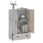 Aparador alto madera de ingeniería gris hormigón 69,5x31x115 cm von , Sideboards - Ref: Foro24-830296, Preis: 68,53 €, Rabatt: %