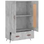 Aparador alto madera de ingeniería gris hormigón 69,5x31x115 cm von , Sideboards - Ref: Foro24-830296, Preis: 68,53 €, Rabatt: %