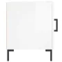 Mesita de noche madera de ingeniería blanco brillo 40x40x50 cm von , Nachttische - Ref: Foro24-827568, Preis: 30,07 €, Rabatt: %