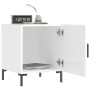 Mesita de noche madera de ingeniería blanco brillo 40x40x50 cm von , Nachttische - Ref: Foro24-827568, Preis: 30,07 €, Rabatt: %