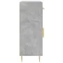 Aparador de madera de ingeniería gris hormigón 69,5x34x90 cm de , Aparadores - Ref: Foro24-827968, Precio: 82,32 €, Descuento: %