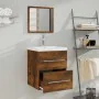 Armario de baño con espejo color roble ahumado 41x38,5x48 cm von , Badezimmermöbel - Ref: Foro24-820469, Preis: 50,15 €, Raba...