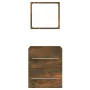 Armario de baño con espejo color roble ahumado 41x38,5x48 cm von , Badezimmermöbel - Ref: Foro24-820469, Preis: 50,15 €, Raba...