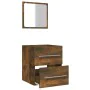 Armario de baño con espejo color roble ahumado 41x38,5x48 cm von , Badezimmermöbel - Ref: Foro24-820469, Preis: 50,15 €, Raba...