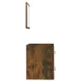 Armario de baño con espejo color roble ahumado 41x38,5x48 cm von , Badezimmermöbel - Ref: Foro24-820469, Preis: 50,15 €, Raba...
