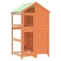 Casita para pájaros madera maciza pino marrón 97x81x152 cm von , Füße und Vogelkäfige - Ref: Foro24-172258, Preis: 257,89 €, ...