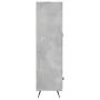 Aparador alto madera de ingeniería gris hormigón 69,5x31x115 cm by , Sideboards - Ref: Foro24-828272, Price: 84,85 €, Discoun...